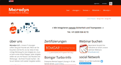 Desktop Screenshot of microdyn.ch
