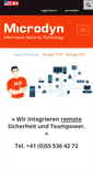 Mobile Screenshot of microdyn.ch
