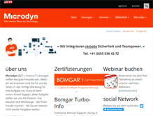 Tablet Screenshot of microdyn.ch
